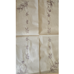 Paper - Disposable Paper Tablecloth with 2 ply (PE)  1 meter x 1 meter - Image 2